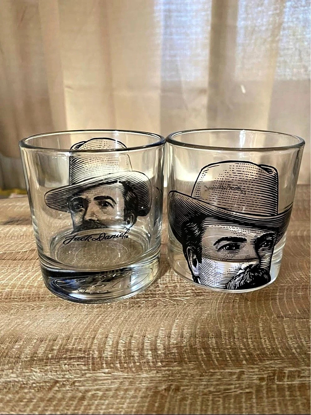 Jack Daniel's Portrait Rocks Glass Set of 2